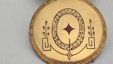 Jugendstil double gelbgold gebraucht kaufen  Karlsruhe