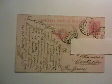 Storia postale cartolina usato  Genova