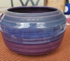 Vintage The Violet Pot 1997 Roxo 6" Decoração de Tigela de Cerâmica 4" Profundidade  comprar usado  Enviando para Brazil