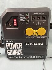 Fonte de alimentação recarregável de 12 volts saída multivolts com display LED não funcionando, usado comprar usado  Enviando para Brazil