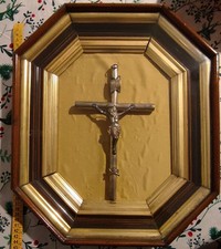 Antico crocifisso argento usato  Bari
