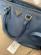 Prada blue saffiano for sale  HOVE