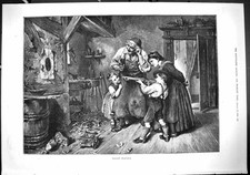 Old antique print for sale  UK