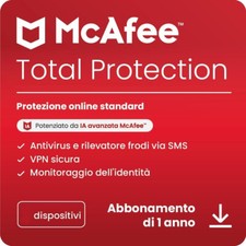 Mcafee total protection usato  Italia