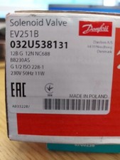 Danfoss solenoid valve for sale  IPSWICH