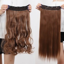 brown clip extension hair for sale  Burlingame