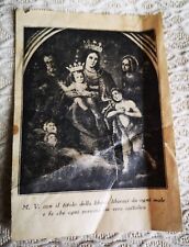 Antica immagine sacra usato  Acireale