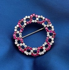 Broche vintage couronne d'occasion  Marcq-en-Barœul
