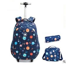 Mochila escolar infantil rodas mochila escolar infantil meninas bolsas de viagem, usado comprar usado  Enviando para Brazil