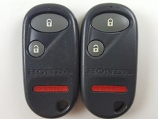 Usado, LOTE ORIGINAL DE 2 HONDA CIVIC PILOT 01-05 OEM CHAVE MENOS ENTRADA CONTROLE REMOTO FOB ALARME EUA comprar usado  Enviando para Brazil
