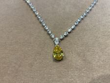 diamond tennis necklace for sale  BASILDON