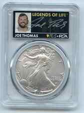 2025 $1 American Silver Eagle PCGS MS70 FDOI Legends of Life Joe Thomas, usado comprar usado  Enviando para Brazil