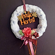Türkranz leuchtenden herbstfa gebraucht kaufen  Pulheim