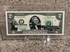2003 Montana Sobreimpressão Colorida Statehood $2 Nota da Reserva Federal comprar usado  Enviando para Brazil