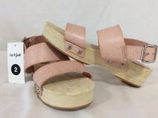 Sandália feminina Cat & Jack ROSALIE, rosa blush, tamanho 2 juvenil  comprar usado  Enviando para Brazil
