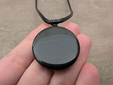 Collar Colgante Espejo Obsidiana Negro Potente Protección Amuleto Talismán  segunda mano  Embacar hacia Mexico