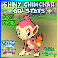 6IV 🌟SHINY🌟 CHIMCHAR | POKEMON DIAMANTE BRILHANTE E PÉROLA BRILHANTE EV'D BDSP comprar usado  Enviando para Brazil