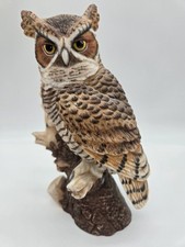 Boneco de porcelana vintage Great Horned Owl Majestic Owls of The Night Maruri 1986, usado comprar usado  Enviando para Brazil