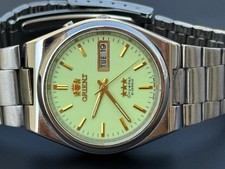 Usado, Relógio masculino Orient 3 estrelas cristal 21 joias mostrador de rádio ref: 469396.81 S-18 comprar usado Usado, Relógio masculino Orient 3 estrelas cristal 21 joias mostrador de rádio ref: 469396.81 S-18 comprar usado  Enviando para Brazil