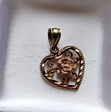 Pendentif cœur 10k d'occasion  Bordeaux-