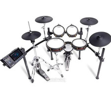 KIT DE BATERIA ELETRÔNICA ALESIS STRATA CORE PRO LEVEL COM CABEÇAS DE MALHA comprar usado  Enviando para Brazil