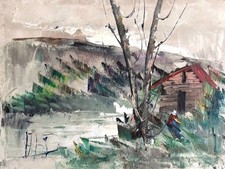 Dipinto olio originale usato  Bologna