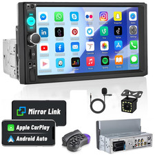 Rádio Bluetooth estéreo tela sensível ao toque 1Din 7" carro Apple/Android Carplay GPS comprar usado Rádio Bluetooth estéreo tela sensível ao toque 1Din 7" carro Apple/Android Carplay GPS comprar usado  Enviando para Brazil