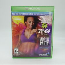 Zumba Fitness World Party (Microsoft Xbox One 2013) na caixa com inserção Majesco testado comprar usado  Enviando para Brazil