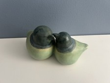 Ceramic lovebirds green for sale  Highland Park