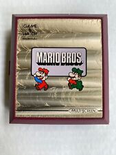 Nintendo JOGO E RELÓGIO Multitela 1983 vintage Mario Bros + capa de bateria FUNCIONA comprar usado Nintendo JOGO E RELÓGIO Multitela 1983 vintage Mario Bros + capa de bateria FUNCIONA comprar usado  Enviando para Brazil