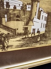 Vintage print middle for sale  Deforest
