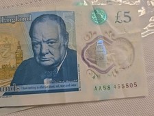 Five pound note for sale  LONDON