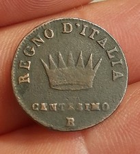 Napoleone centesimo 1808 usato  Luserna San Giovanni