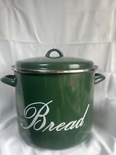 Vintage enamel green for sale  RADSTOCK