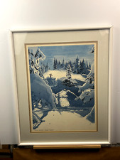 ski framed scene for sale ski framed scene for sale Akron