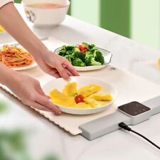 Bandeja de aquecimento elétrico, 5 configurações de temperatura, tapete aquecedor de alimentos portátil dobrável comprar usado  Enviando para Brazil