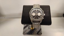 Seiko Essentials masculino aço inoxidável mostrador preto cronógrafo quartzo - relógio, usado comprar usado  Enviando para Brazil