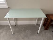 Glass table desk for sale  WARRINGTON