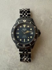 RARO Heuer 980.026 “Black Coral” Mergulhador Vintage - 1982 | Pulseira Original comprar usado  Enviando para Brazil
