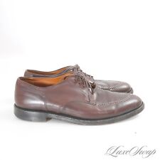 #1 MENSWEAR Zapatos Derby Alden 925 Marrón Oscuro Becerro Noruega Punta Dividida 11.5 AA/B segunda mano  Embacar hacia Argentina