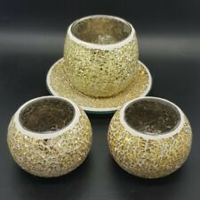 Crackle gold glass for sale  PENZANCE