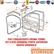 Fiat cinquecento croma usato  Pogno