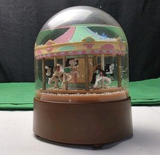 Usado, Globo de Neve Vintage Willitts Design Musical Carrossel Merry Go Round - FUNCIONA comprar usado Usado, Globo de Neve Vintage Willitts Design Musical Carrossel Merry Go Round - FUNCIONA comprar usado  Enviando para Brazil