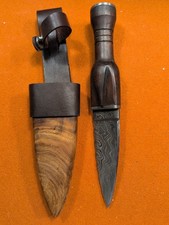 Damascus sgian dubh for sale  Lawrence