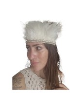 White feather headdress for sale  LONDON