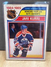 85-86 O-Pee-Chee Jari Kurri Game Winning Goals Leader comprar usado  Enviando para Brazil