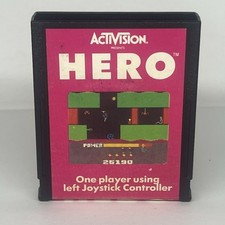 Cartucho Atari 2600 HERO Activision H.E.R.O. Jogo vintage 1984. Raro testado comprar usado  Enviando para Brazil
