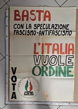 Manifesto msi movimento usato  Viterbo