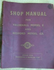 Shop manual vauxhall for sale  BIDEFORD
