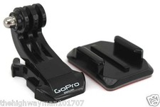  1 GENUÍNO GoPro Superfície Vertical J-Hook Fivela de Montagem e Montagem Pegajosa Curva  comprar usado  Enviando para Brazil